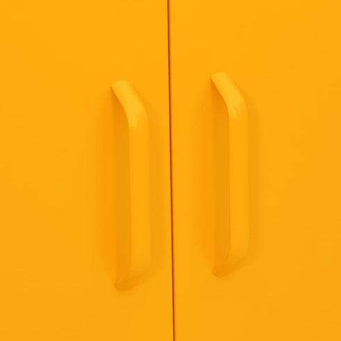 Lady Jillian -  Storage Cabinet Mustard Yellow 80x35x101,5 cm Steel - Model 3
